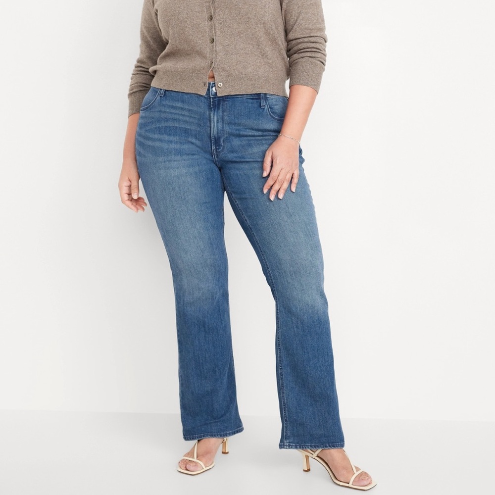 Old Navy Blue Flare Women's Jeans